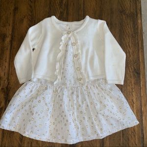 Gymboree dress and sweater set.